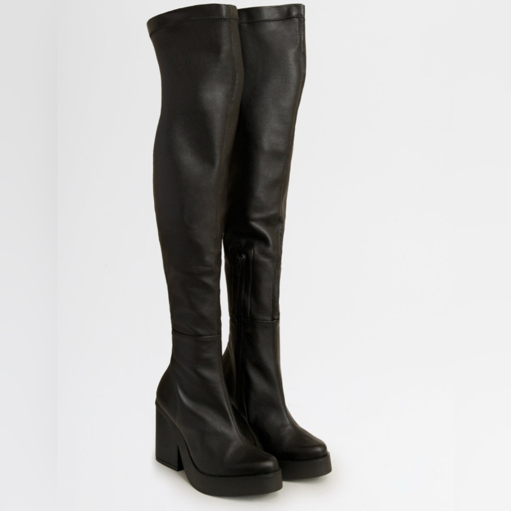 NEW MIISTA EMI THIGH HIGH BOOTS Neoprene